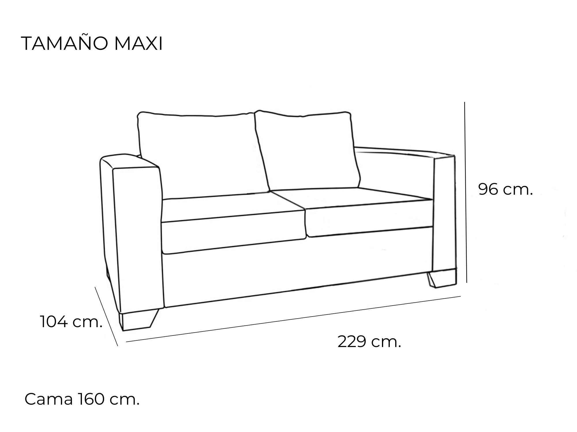 Sofá cama estilo italiano de oferta